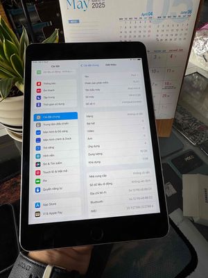 iPad Mini 4 ( Wifi-4G) ZIN, đẹp 98%, full CN. Mua bán Máy tính bảng tại Quận Ninh Kiều Cần Thơ được đăng bởi phan Nhân 