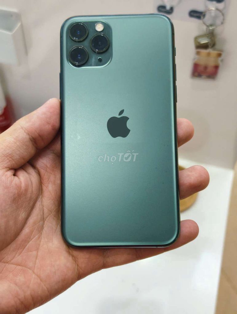 🍎IPHONE 11PRO 256GB GREEN HÌNH THỨC 98% P100👇. Mua bán Điện thoại tại Quận Hải An Hải Phòng được đăng bởi 98 Ngô Gia Tự Hoàng Dũng Mobile Ngã 3 Văn Cao hình 1