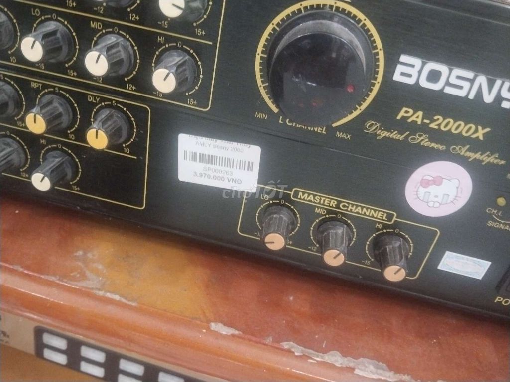 Amply BOSNY PA-2000X Đen 99% nguyên bản. Mua bán Tivi, Âm thanh tại Huyện Hương Khê Hà Tĩnh được đăng bởi Minh Anh hình 1