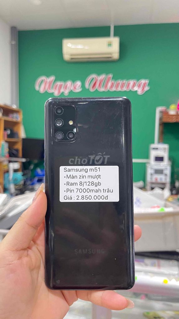 Samsung M51 8GB/128GB Đen. Mua bán Điện thoại tại Thành phố Bến Tre Bến Tre được đăng bởi Điện thoại Bến Tre giá rẻ hình 1