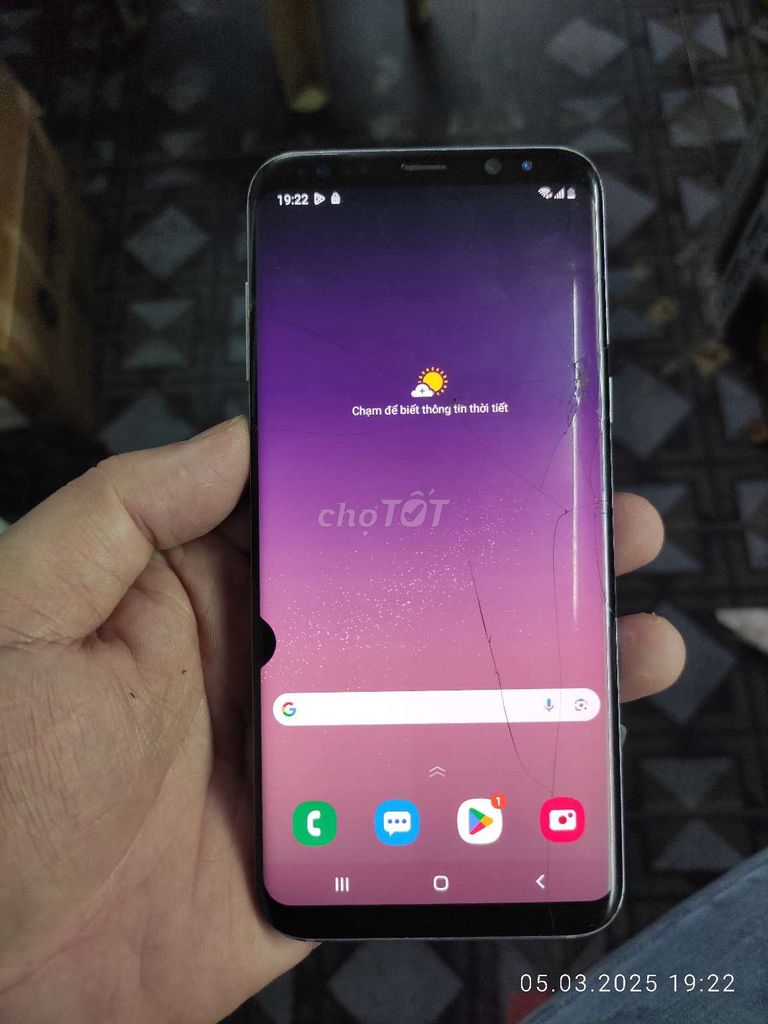 Samsung S8plus vỡ