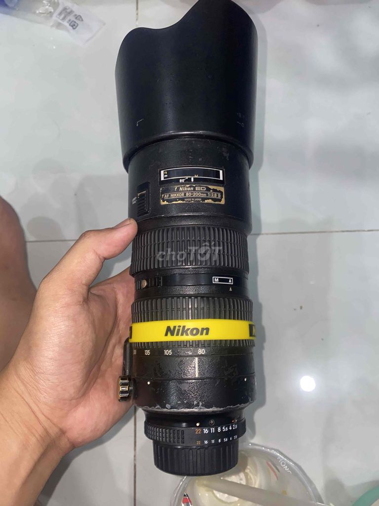 Ống kính Nikon 80-200 đời 3 Đen. Mua bán Máy ảnh, Máy quay tại Huyện Hóc Môn Tp Hồ Chí Minh được đăng bởi Huỳnh Trần DuyTấn hình 1