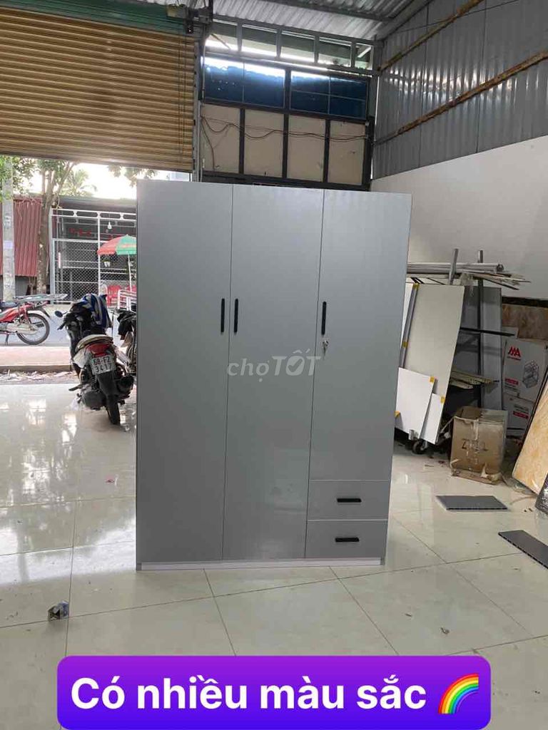 Tủ quần áo nhựa Đài Loan 3 cánh đủ màu. Mua bán Tủ, kệ gia đình tại Quận Bình Tân Tp Hồ Chí Minh được đăng bởi Nội Thất Gia Đình hình 1