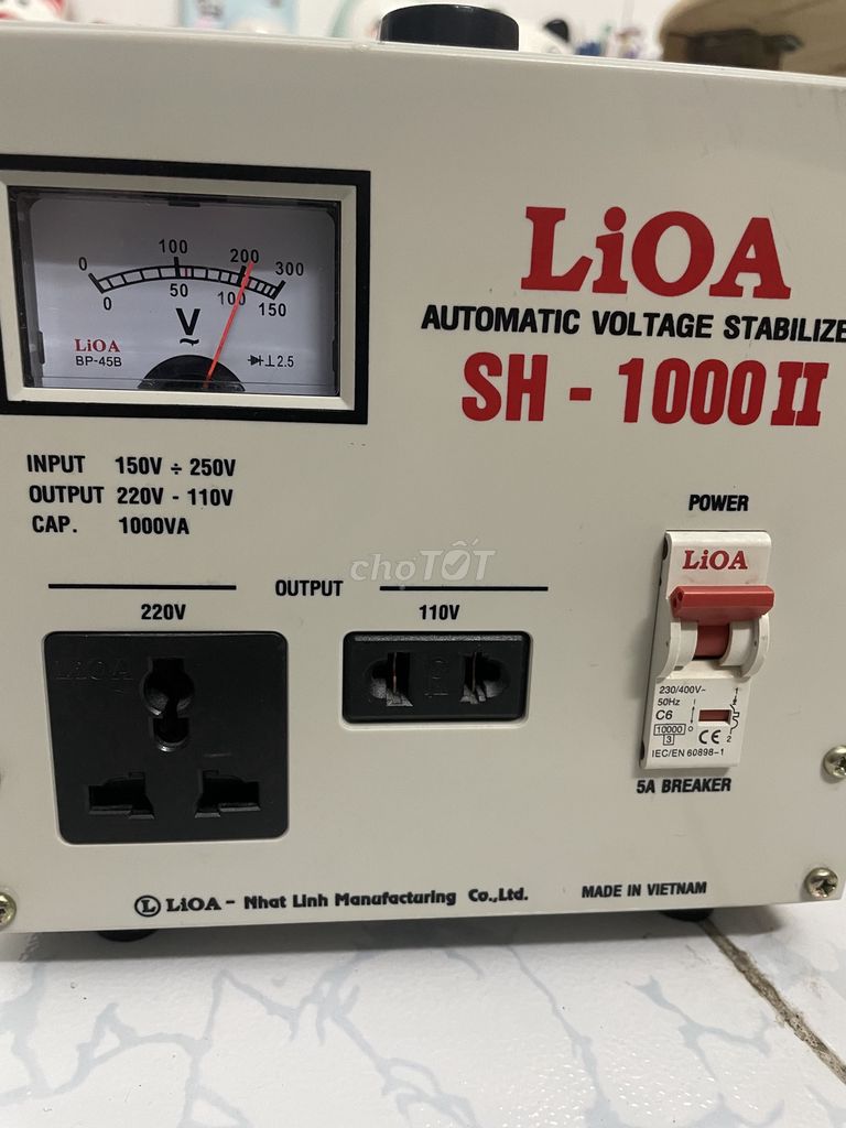 Ổn áp Lioa 1kv 99%