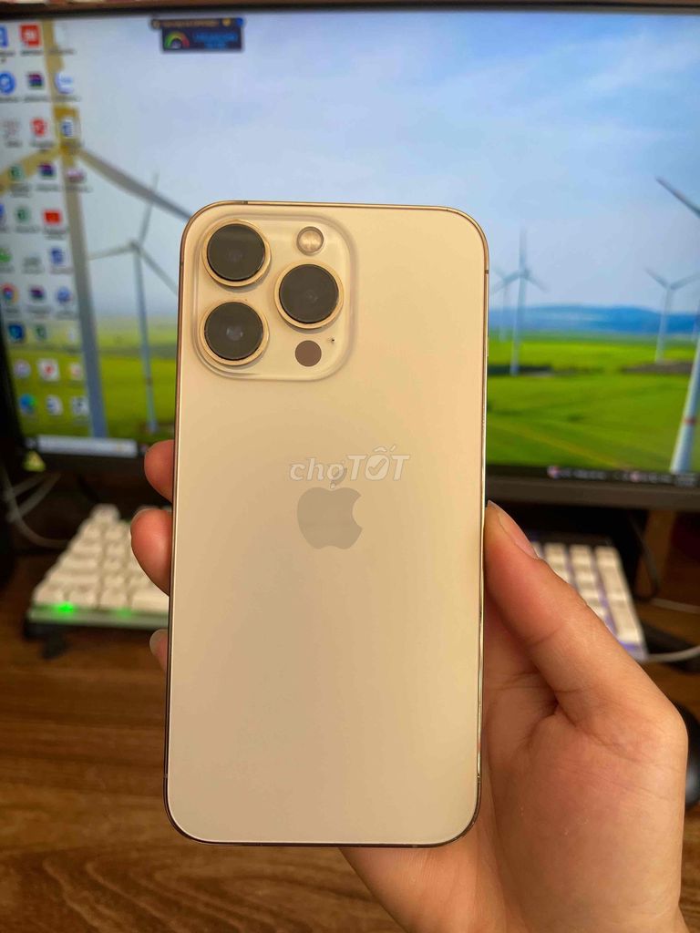 13 Pro 128GB Vàng Gold VN/A Zin nguyên áp 99%. Mua bán Điện thoại tại Quận Lê Chân Hải Phòng được đăng bởi Huy Tưởng Mobile hình 1
