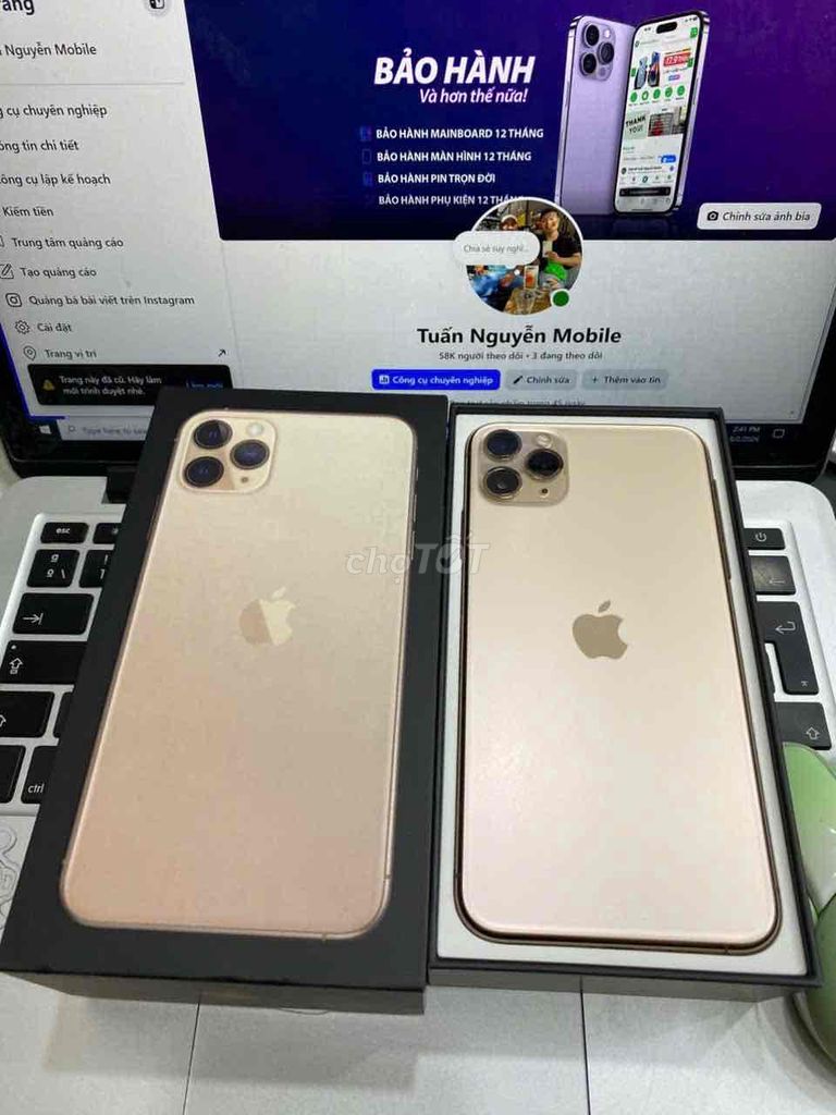 Apple iPhone 11 Pro Max 256GB Vàng Đã dùng. Mua bán Điện thoại tại Quận 3 Tp Hồ Chí Minh được đăng bởi Tuấn Nguyễn hình 1
