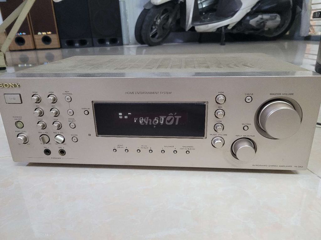 Amply karaoke Sony TA-DK2 Bạc đẹp 90%. Mua bán Tivi, Âm thanh tại Quận Gò Vấp Tp Hồ Chí Minh được đăng bởi Nguyen Duc Tuan hình 1