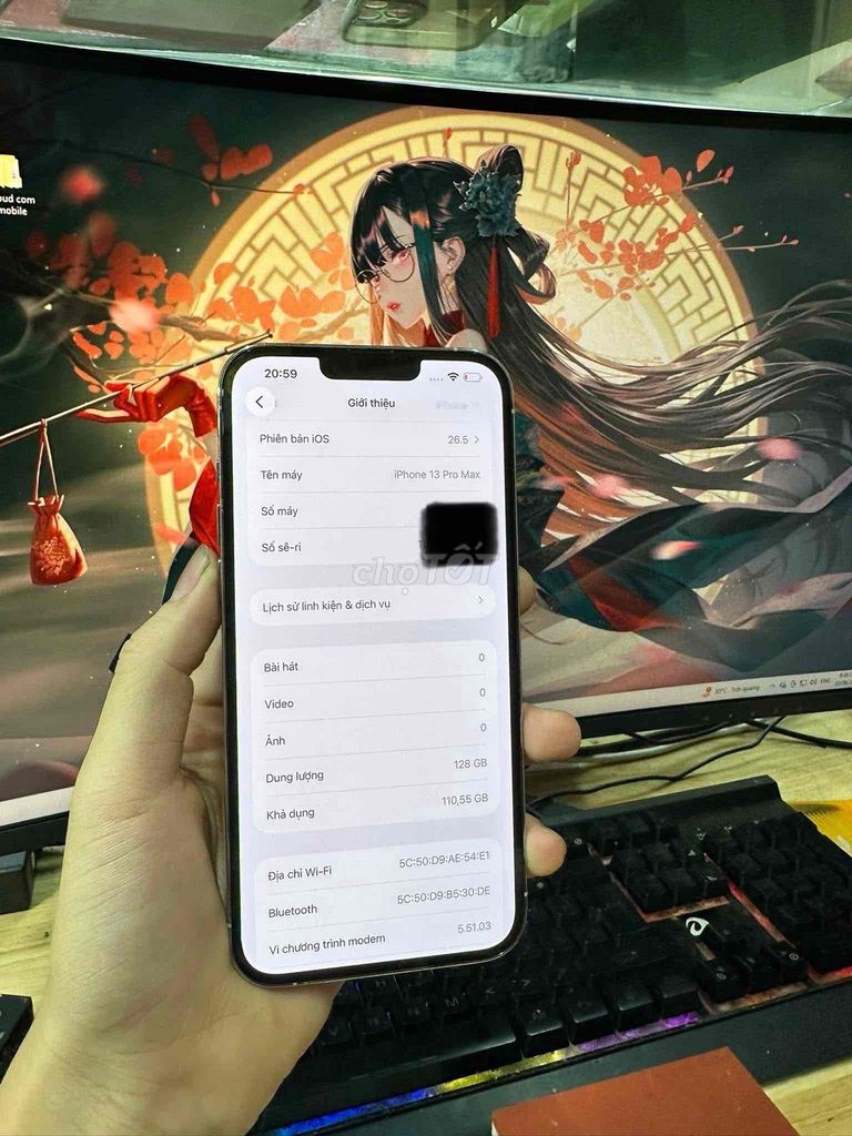 Apple iPhone 13 Pro Max 128GB Trắng. Mua bán Điện thoại tại Thành phố Hạ Long Quảng Ninh được đăng bởi Hiếu Quách hình 1