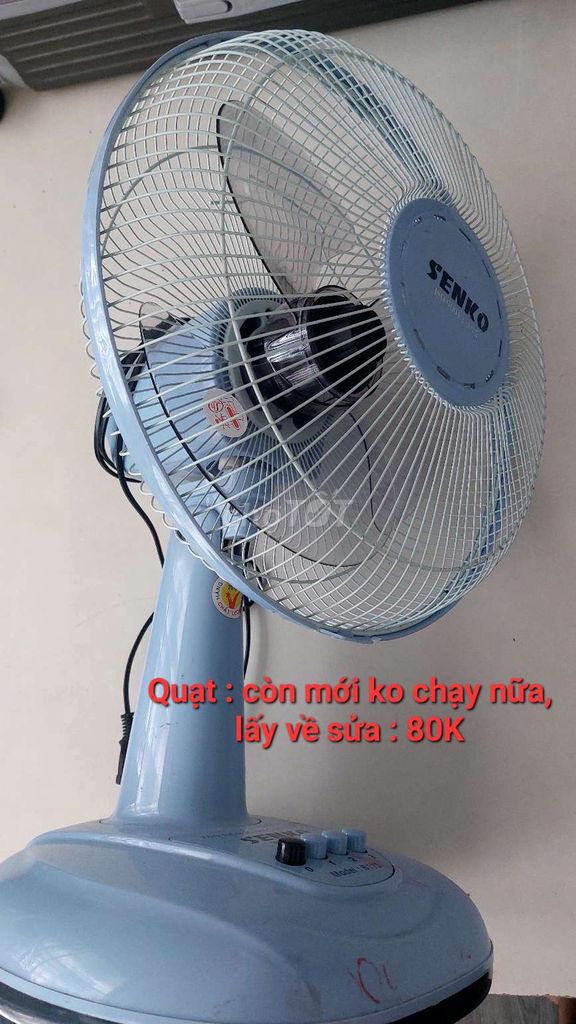 Quạt điện SENKO B113 Xanh nhạt. Mua bán Quạt tại Huyện Nhà Bè Tp Hồ Chí Minh được đăng bởi Thiết Bị hình 1