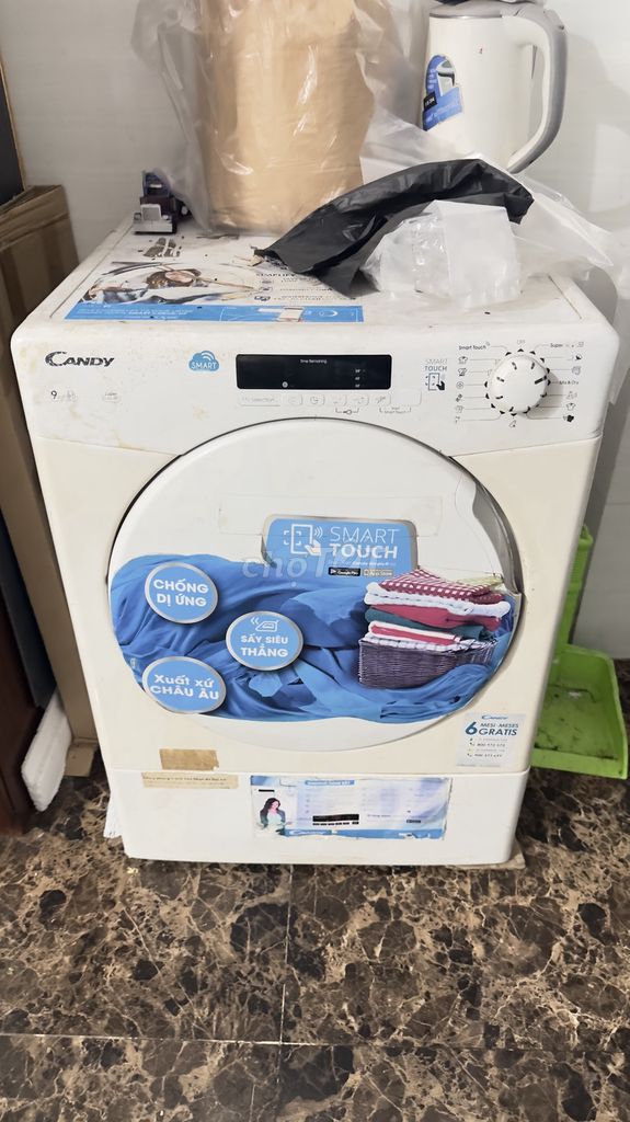 Máy sấy quần áo Candy 9kg cửa trước. Mua bán Máy giặt tại Quận Tân Phú Tp Hồ Chí Minh được đăng bởi Ngọc hình 1