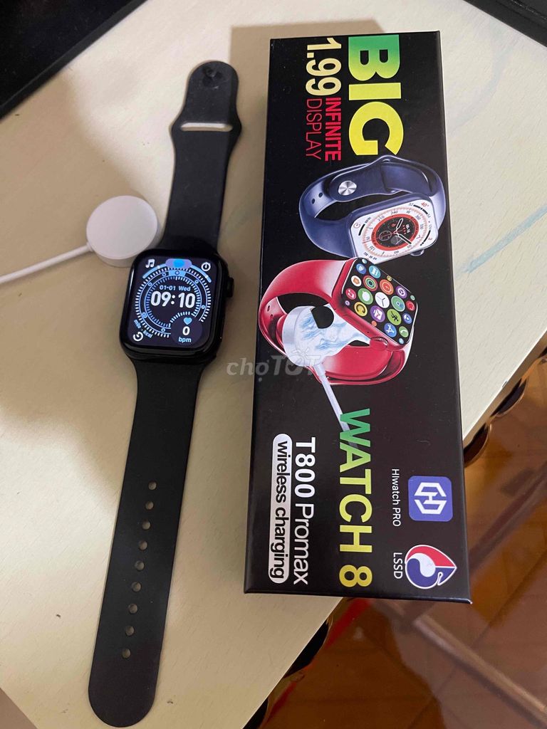 Hiwatch PRO T800 Promax Đen. Mua bán Thiết bị đeo thông minh tại Quận Lê Chân Hải Phòng được đăng bởi Tram Anhhh hình 1