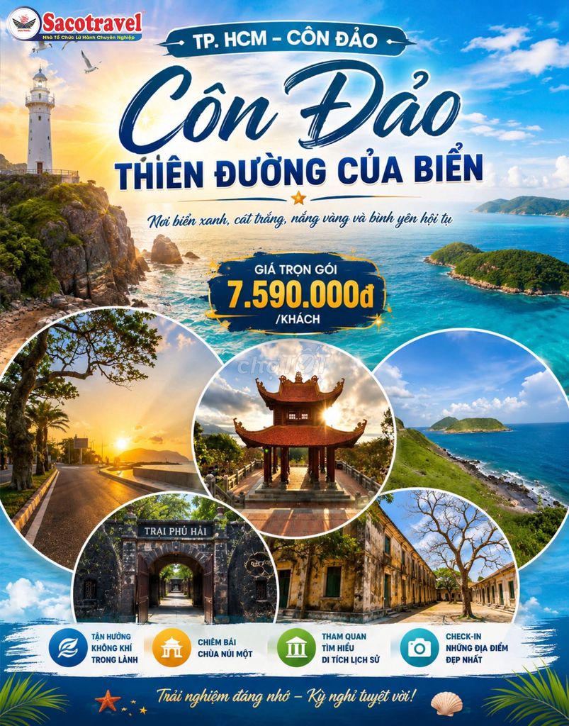 Tour du lịch Côn Đảo TP.HCM - 3N2Đ. Du lịch tại Quận Tân Bình Tp Hồ Chí Minh được đăng bởi Thanh Tuyền hình 1