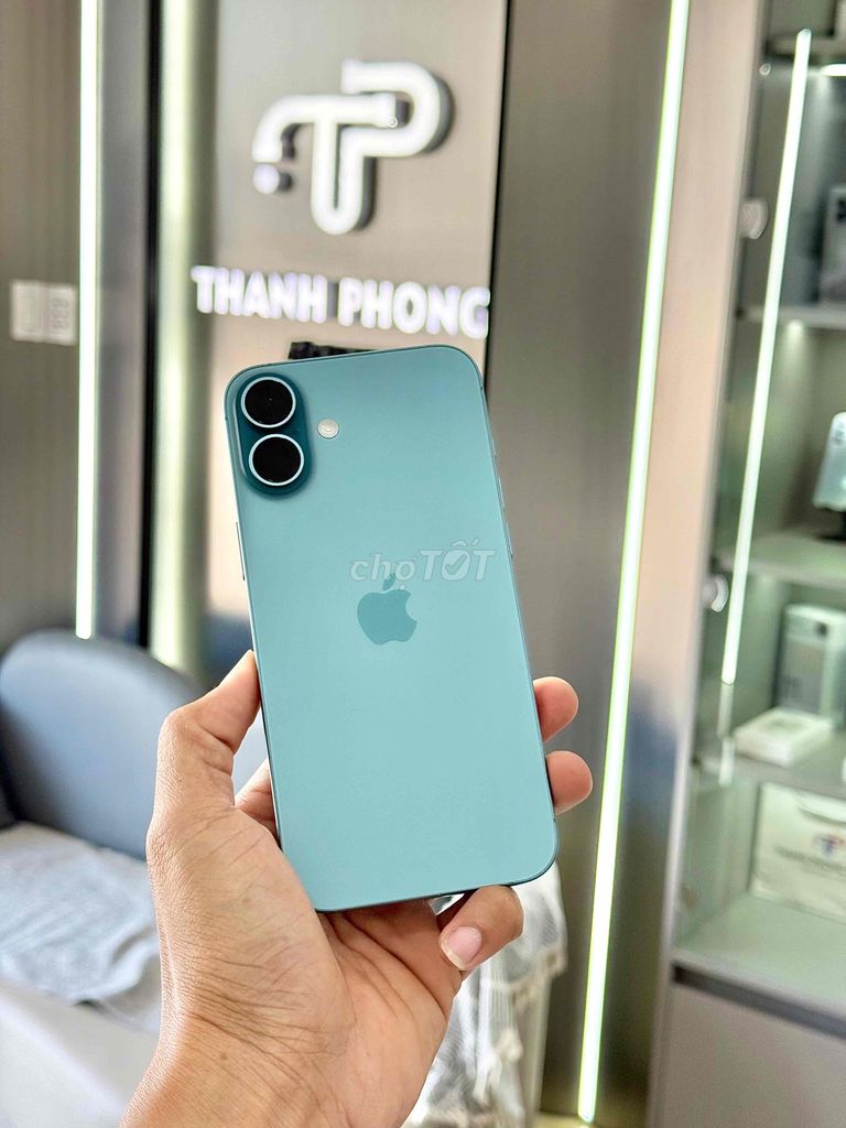 Apple iPhone 16 Plus 128GB Xanh 99%. Mua bán Điện thoại tại Thành phố Cà Mau Cà Mau được đăng bởi Thanh phong  hình 1
