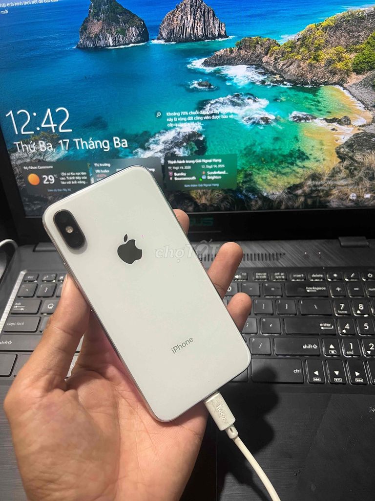 Apple iPhone X 256GB ko face id. Mua bán Điện thoại tại Thành phố Bến Tre Bến Tre được đăng bởi TN MOBILE hình 1