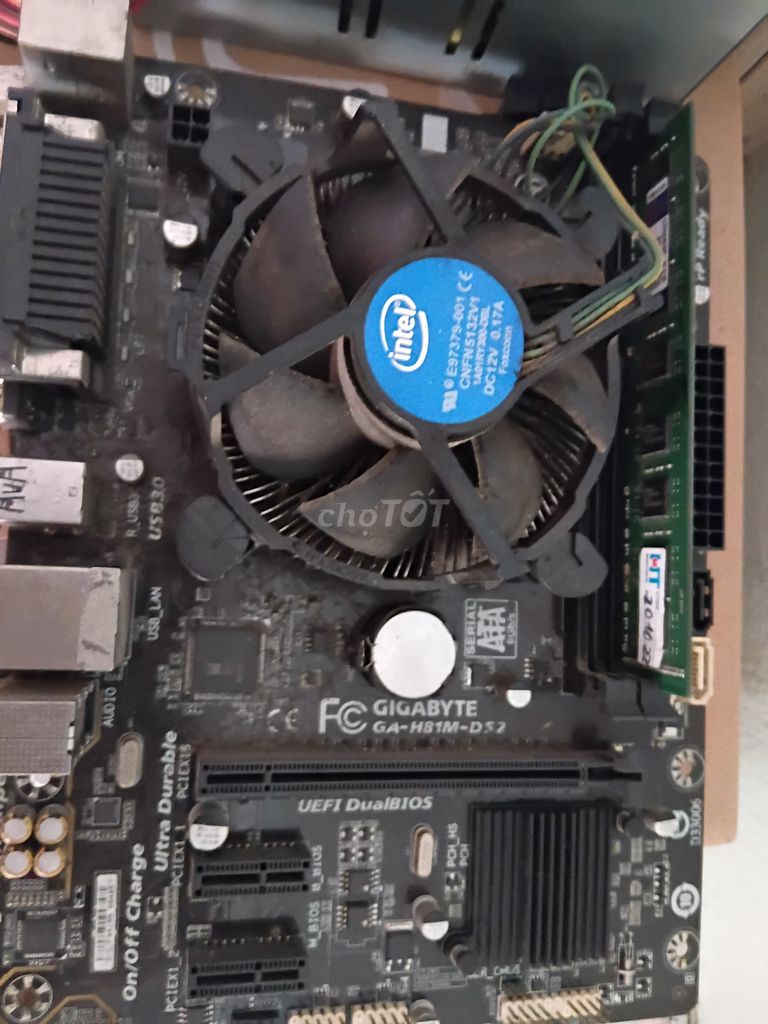 Bo mạch chủ Gigabyte GA-H81M-DS2. Mua bán Linh kiện (RAM, Card...) tại Thành phố Thủ Đức Tp Hồ Chí Minh được đăng bởi Võ Tấn Lộc hình 1