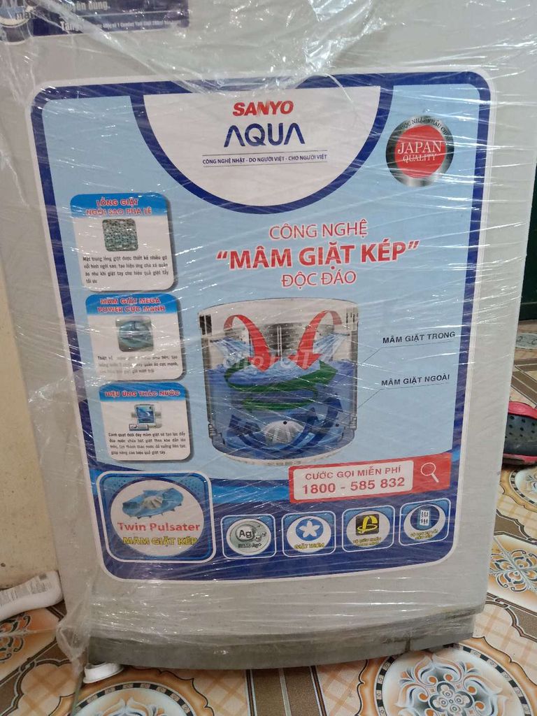 0399904992 - Cần thanh lí máy giặt như hình hàng Sanyo AQUA