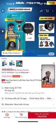 Bộ dao cạo Gillette Mach3 Clean Shave. Mua bán Thiết bị vệ sinh, nhà tắm tại Thành phố Thủ Đức Tp Hồ Chí Minh được đăng bởi Tuan