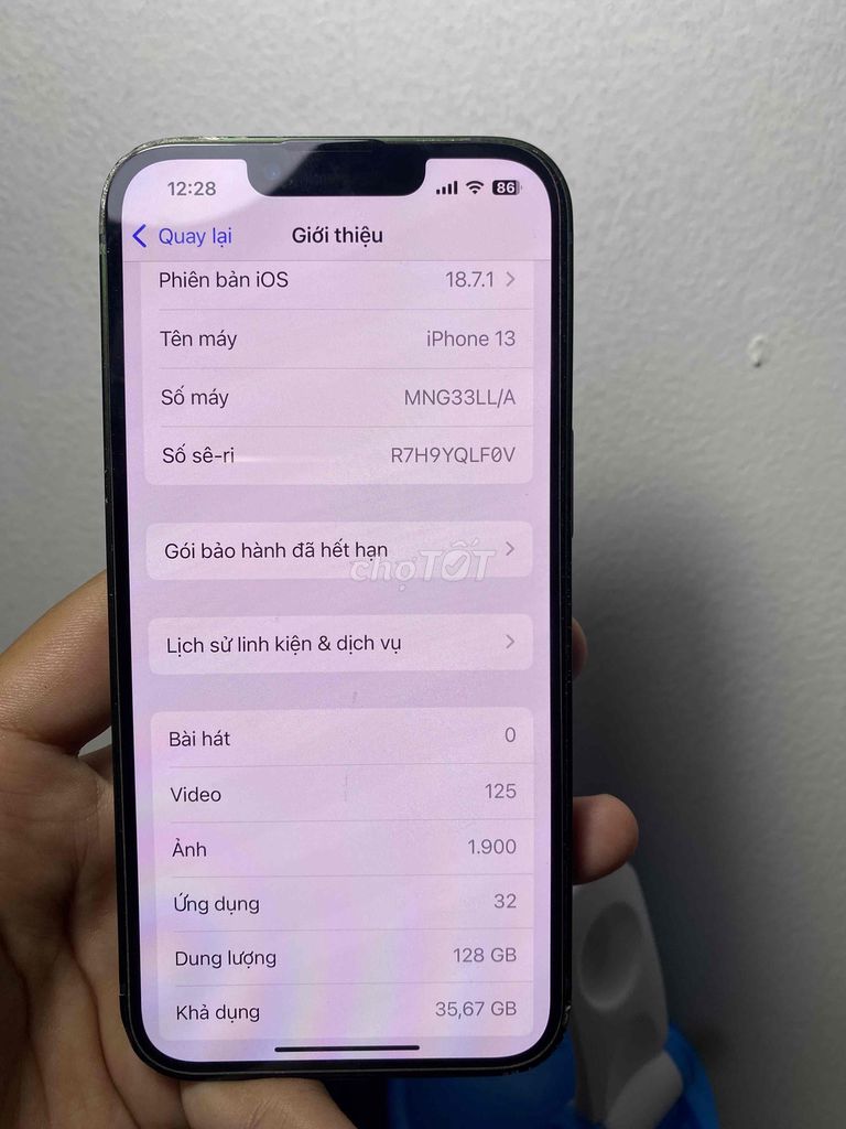 Apple iPhone 13 128GB Xanh lá. Mua bán Điện thoại tại Thành phố Thủ Đức Tp Hồ Chí Minh được đăng bởi Phương Nhựt hình 1