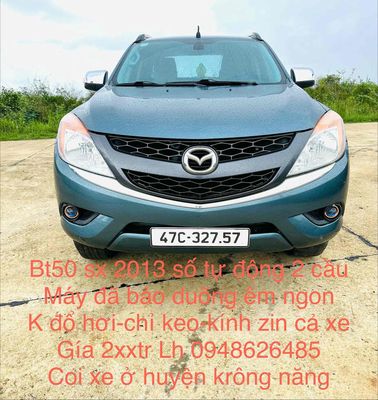 Mazda BT50 sx 2013 số tự động 2 cầu .máy nổ êm ái