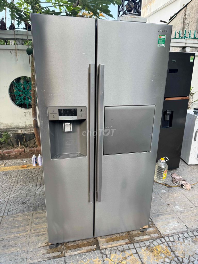 Thanh lý tủ lạnh Side sy side Sharp 650 lít mới ti. Mua bán Tủ lạnh tại Quận Thanh Khê Đà Nẵng được đăng bởi Phúc Đỗ hình 1