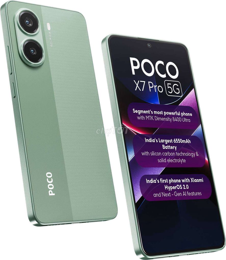 POCO X7 Pro 5G Xanh 6550mAh 90W. Mua bán Điện thoại tại Quận Hà Đông Hà Nội được đăng bởi Hường Hợp hình 1