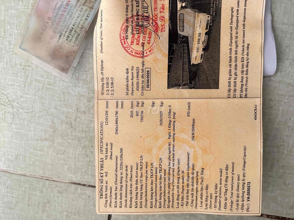 Thaco 750kg 2015. Mua bán Xe tải, xe ben tại Thị xã Điện Bàn Quảng Nam được đăng bởi Tuấn hình 11