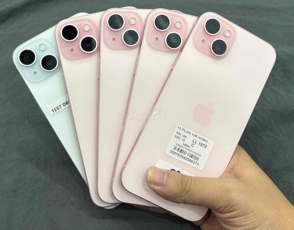 15Plus 128gb quốc tế mĩ đẹp 99 pin 9x 100% trả gop. Mua bán Điện thoại tại Quận Tân Bình Tp Hồ Chí Minh được đăng bởi NTA Store chuyên Iphone trả góp nợ xấu hình 1