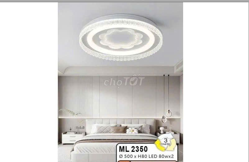 Đèn LED ốp trần tròn, vuông 3 chế độ sáng. Mua bán Đèn tại Quận 8 Tp Hồ Chí Minh được đăng bởi NGUYỄN THỊ HẠNH hình 1