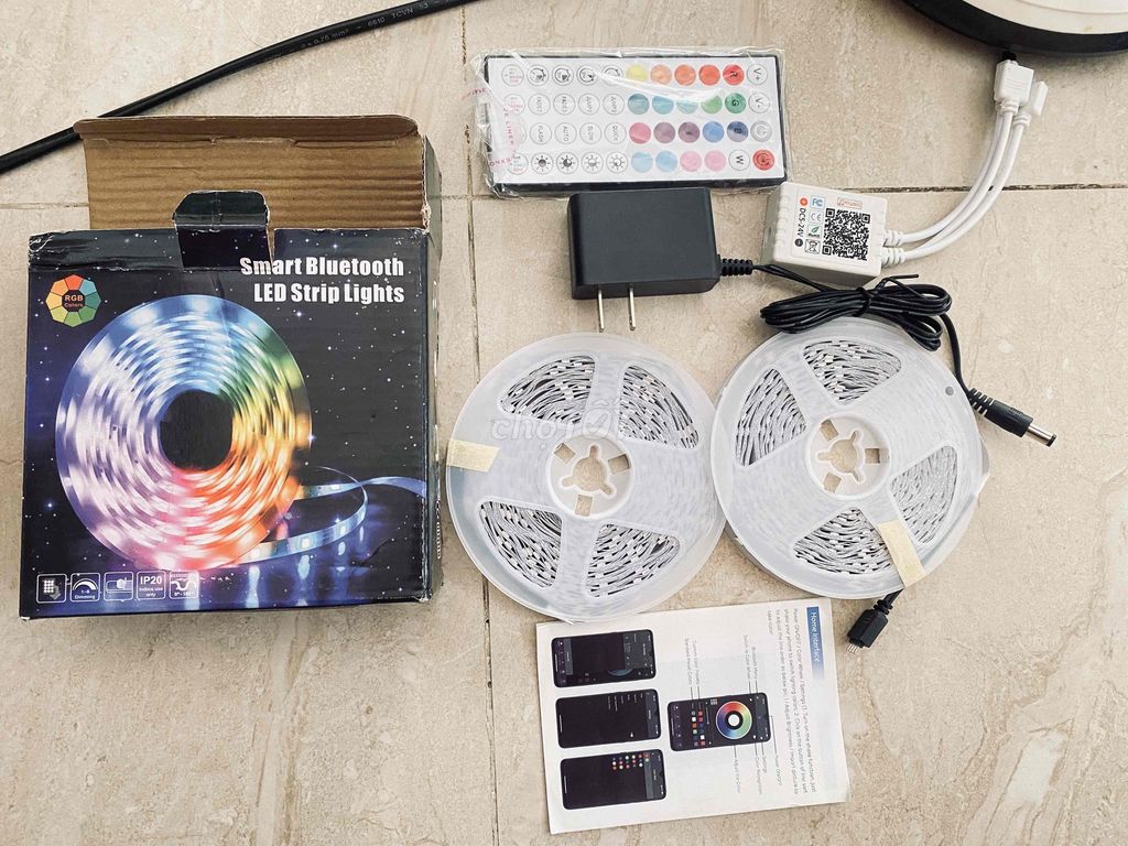 Đèn LED dây 40 mét mới full pass lại ạ. Mua bán Đèn tại Quận 12 Tp Hồ Chí Minh được đăng bởi chuyên pass đồ mới  hình 1