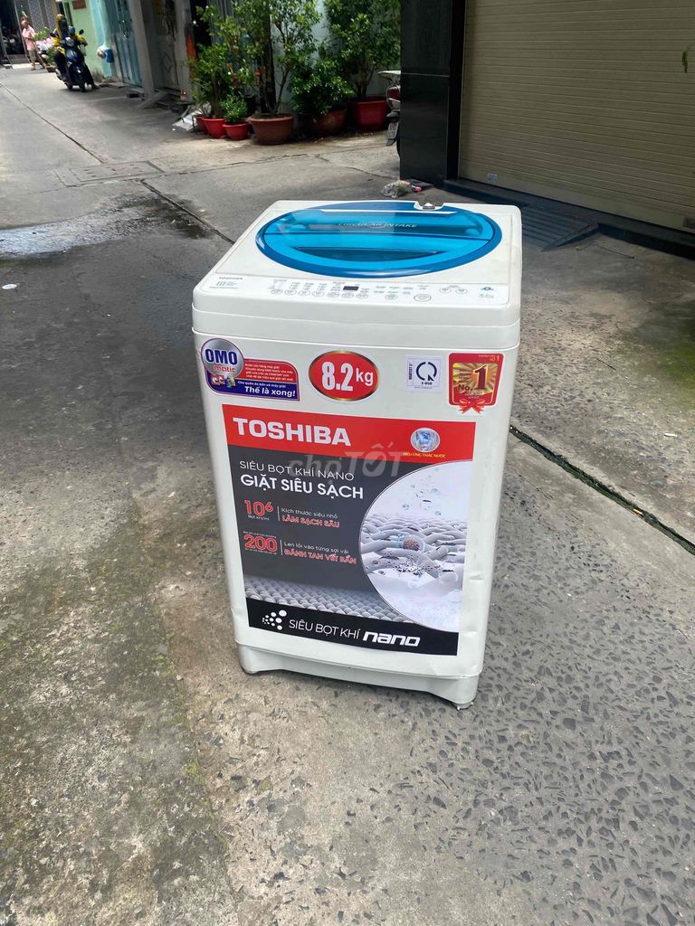 máy giặt Toshiba cửa trên đang dùng tốt 8.2kg. Mua bán Máy giặt tại Quận 11 Tp Hồ Chí Minh được đăng bởi MẠNH HẢI hình 1
