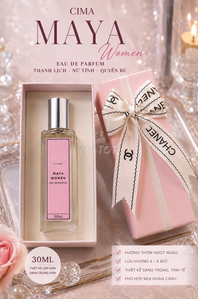 Nước hoa CIMA MAYA Women 30ml Nữ Ngọt ngào. Mua bán Nước hoa tại Thành phố Thủ Đức Tp Hồ Chí Minh được đăng bởi Phùng Thanh Nam hình 1