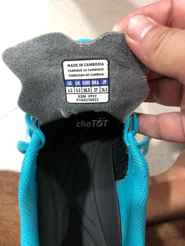 Giày đá banh Mizuno Nam size 38.5 Xanh ngọc. Mua bán Đồ thể thao, Dã ngoại tại Quận 1 Tp Hồ Chí Minh được đăng bởi Luan  hình 1
