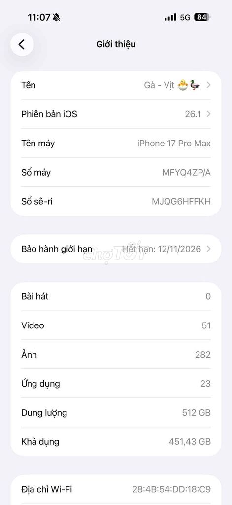 Apple iPhone 17 Pro Max 512GB Bạc. Mua bán Điện thoại tại Huyện Vĩnh Cửu Đồng Nai được đăng bởi Hiệp hình 1