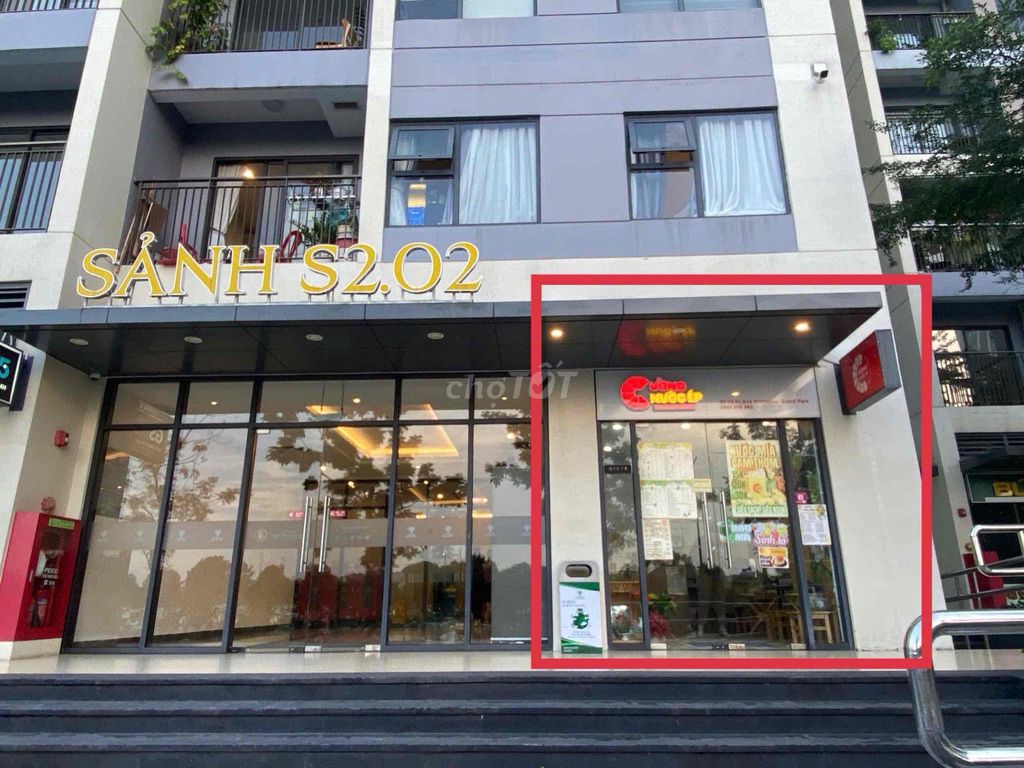 Cho Thuê Shop mặt sảnh toà nhà căn hộ kinh doanh coffee, chè, trà sữa