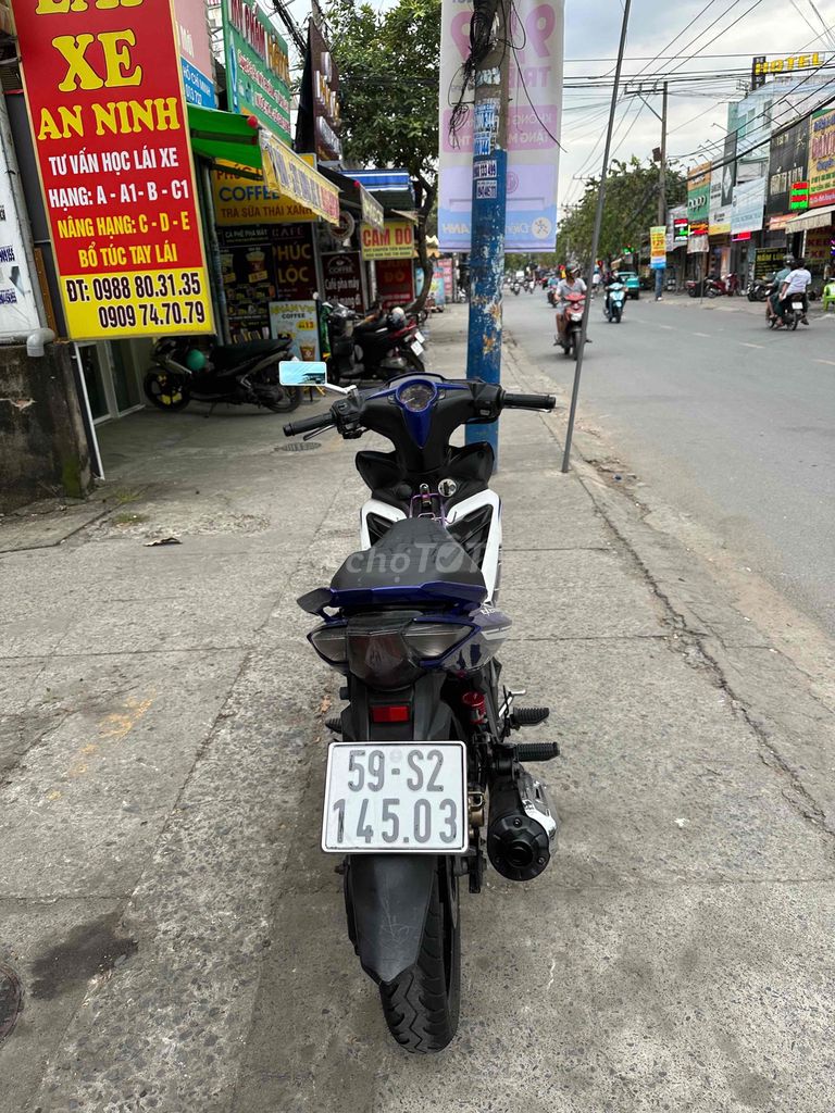 Yamaha Exciter 135 2014 Xanh trắng. Mua bán Xe máy tại Thành phố Dĩ An Bình Dương được đăng bởi CHị Hà hình 5