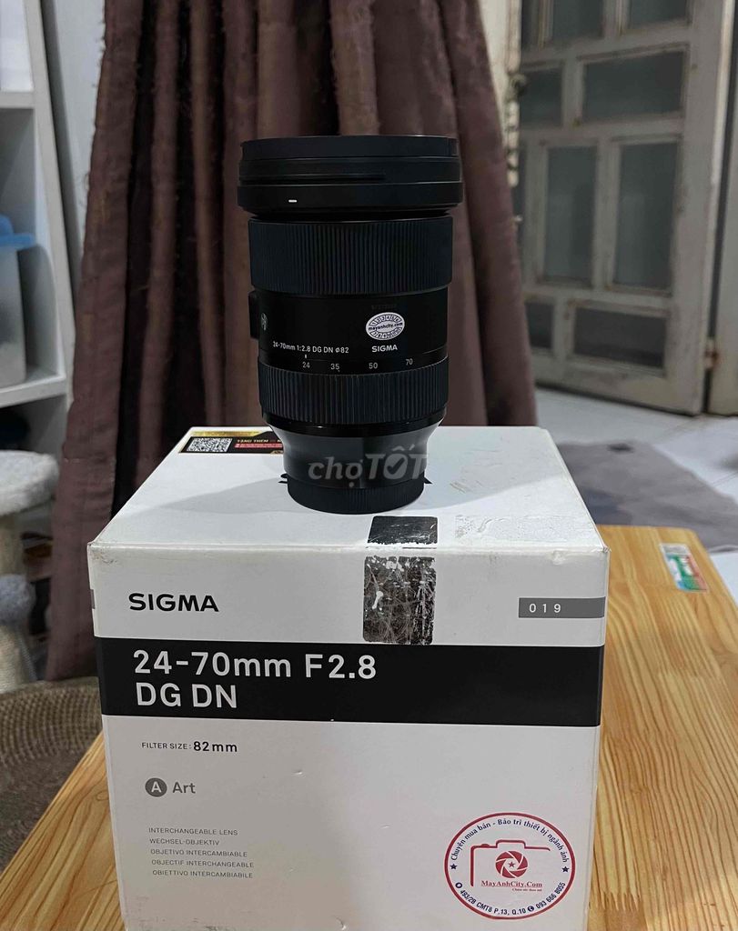 Ống kính Sigma 24-70mm F2.8 DG DN. Mua bán Máy ảnh, Máy quay tại Quận Tân Phú Tp Hồ Chí Minh được đăng bởi Trần Đan Trường hình 1