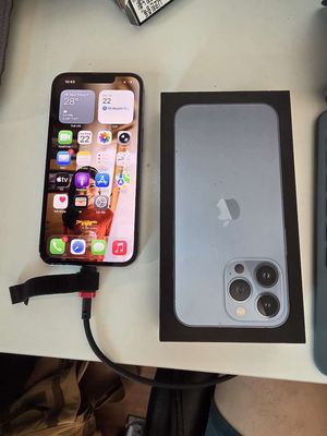 iphonr 13 pro như mới, nguyên zin. đủ hộp hàng FPT