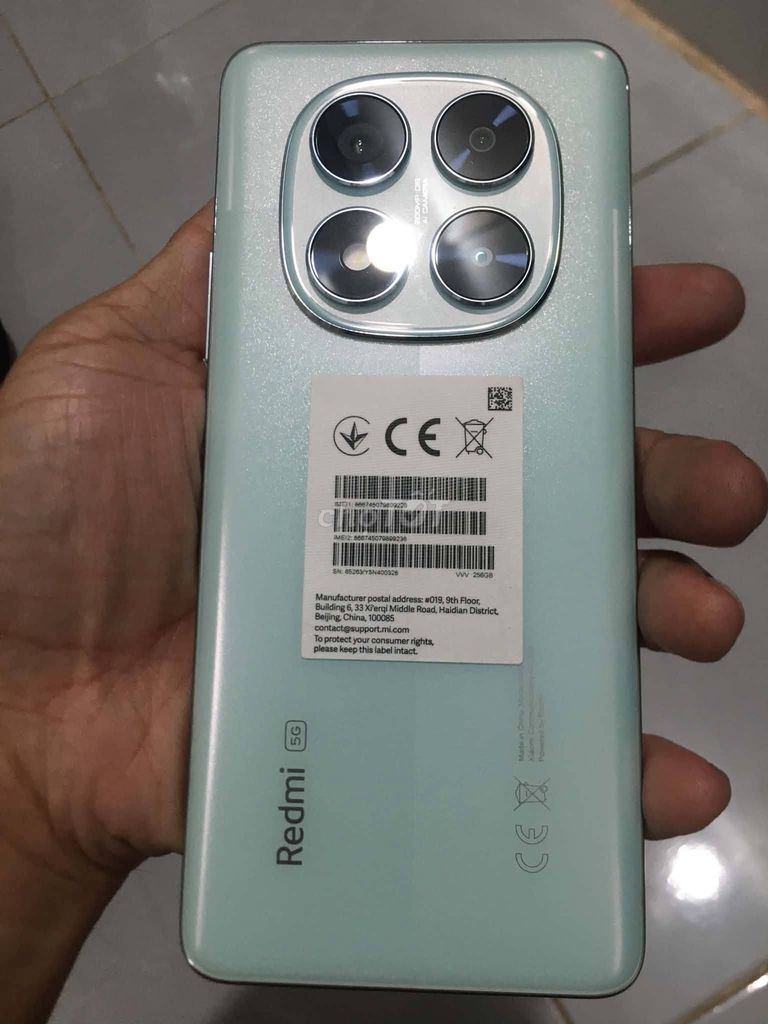 Xiaomi Redmi Note 14 Pro 5G 8GB/256GB Xanh ngọc. Mua bán Điện thoại tại Quận 1 Tp Hồ Chí Minh được đăng bởi Hội Đồ Điện Tử hình 1