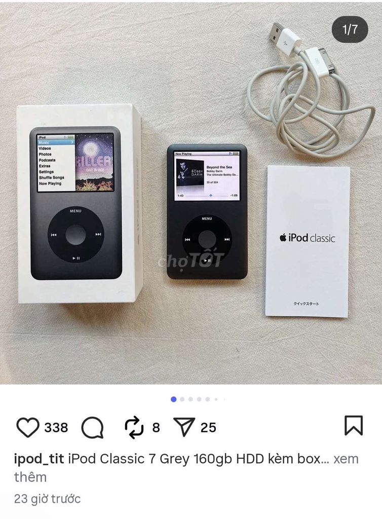 Ipod classic 7. Mua bán Tivi, Âm thanh tại Thành phố Thủ Đức Tp Hồ Chí Minh được đăng bởi Trường Ninh hình 1