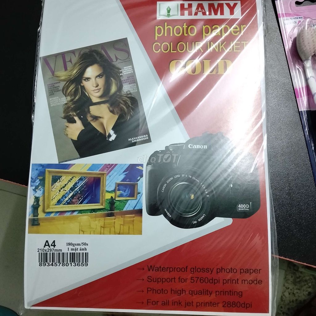 Giấy in ảnh HAMY A4 180gsm chống nước. Mua bán Đồ dùng văn phòng tại Quận Bình Tân Tp Hồ Chí Minh được đăng bởi Huyen Nguyen hình 1