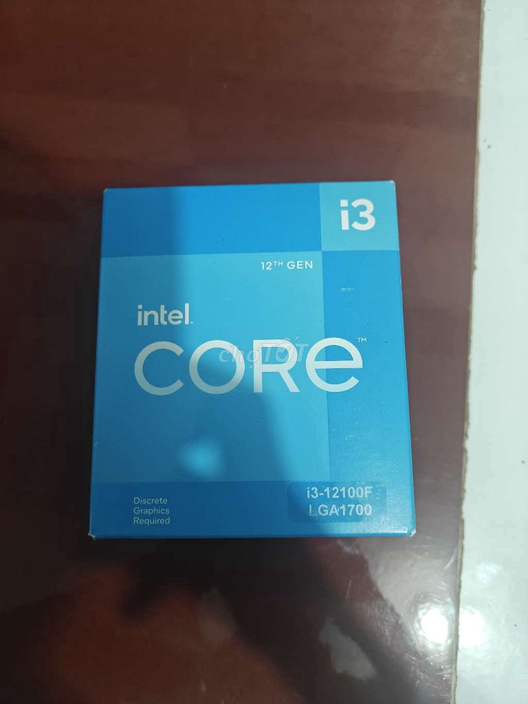 CPU Intel Core i3-12100F Mới. Mua bán Linh kiện (RAM, Card...) tại Huyện Chợ Gạo Tiền Giang được đăng bởi phunb hình 1