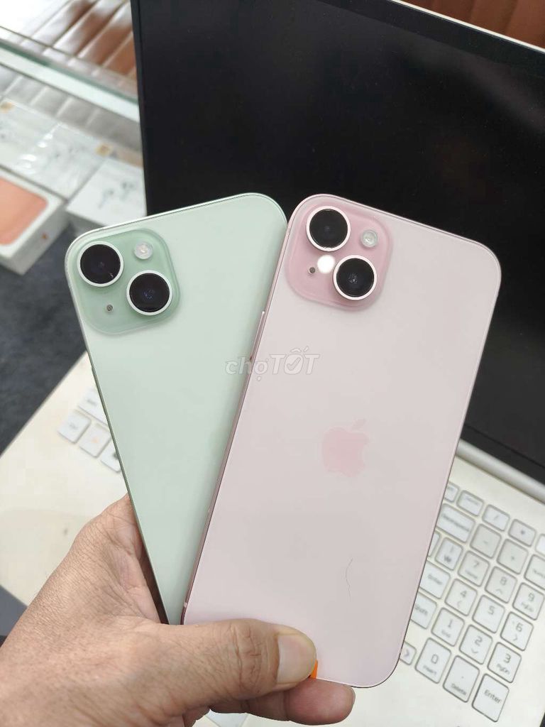 Apple iPhone 15 Plus Hồng Xanh lá. Mua bán Điện thoại tại Thành phố Buôn Ma Thuột Đắk Lắk được đăng bởi MNmobile hình 1