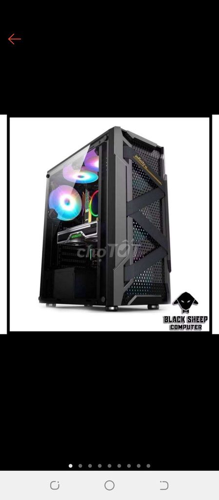 Vỏ case máy tính Đen 8 Fan LED Mới 99%. Mua bán Linh kiện (RAM, Card...) tại Huyện Châu Thành Kiên Giang được đăng bởi Chí Nguyện hình 1