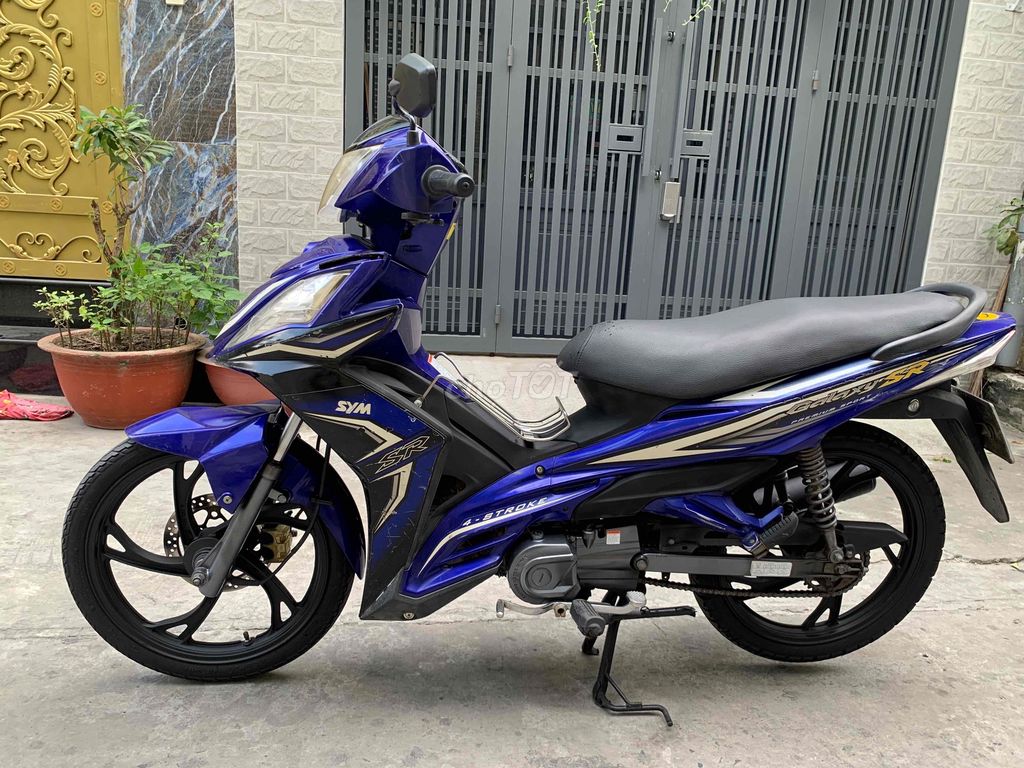 SYM Galaxy 110cc xanh trắng 2013 Zin100% đẹp95%