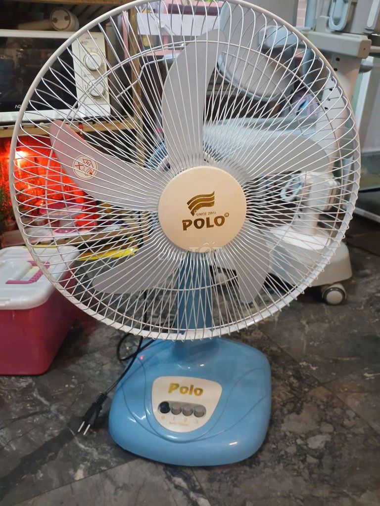 Quạt bàn Polo Xanh dương Mới. Mua bán Quạt tại Quận 10 Tp Hồ Chí Minh được đăng bởi Lê Trần Hải My hình 1