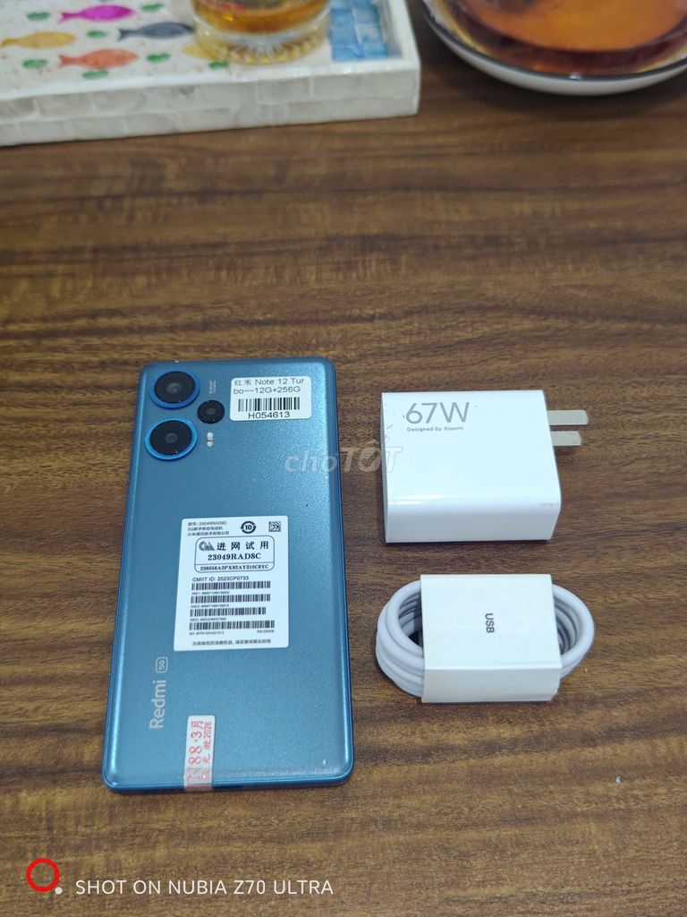 Redmi Note 12 Turbo 12/256 Xanh sạc67w có ship COD. Mua bán Điện thoại tại Quận Ba Đình Hà Nội được đăng bởi Android Top hình 1