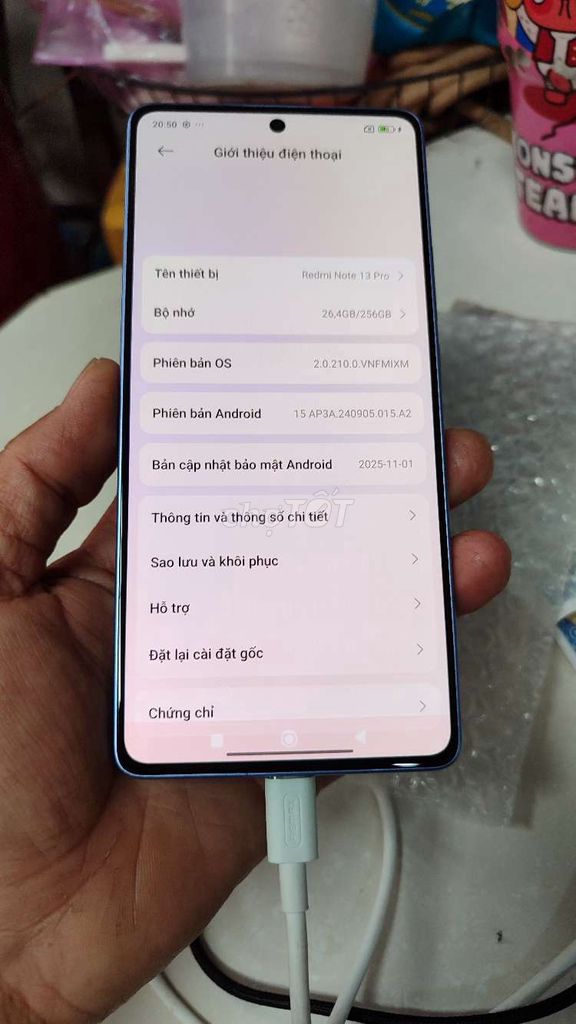 Xiaomi Redmi Note 13 Pro 256GB Xanh. Mua bán Điện thoại tại Quận 5 Tp Hồ Chí Minh được đăng bởi Tan hình 1