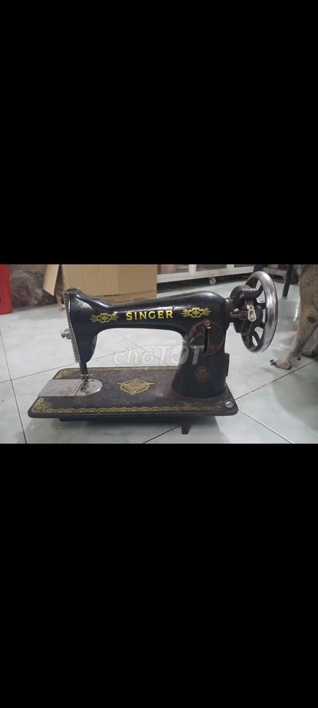 Máy may Singer Đen Cũ. Mua bán Đồ chuyên dụng, Giống nuôi trồng tại Thị xã Phước Long Bình Phước được đăng bởi Khue hình 1