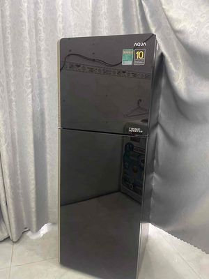 Tủ lạnh Aqua inver 249l đen bóng