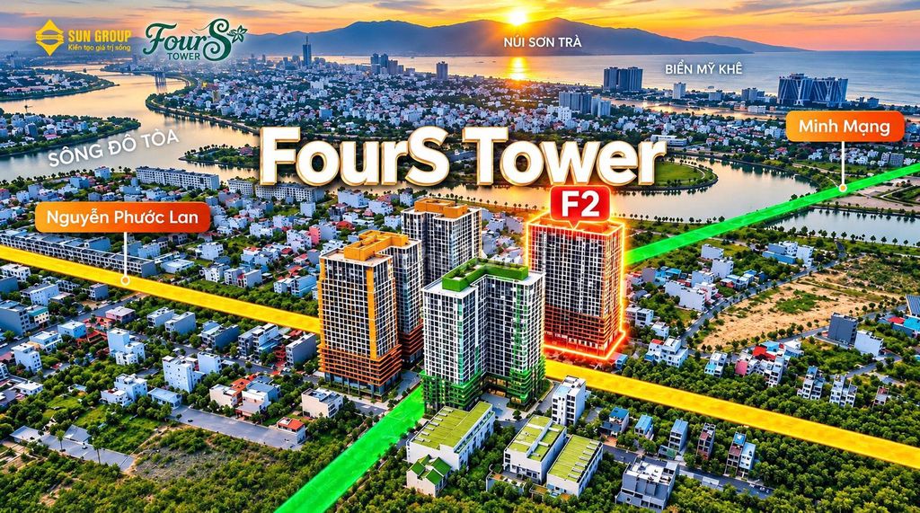 CHỈ TỪ 1.9 TỶ SỞ HỮU NGAY CĂN HỘ KHU VỰC HÒA XUÂN - FOURS TOWER 